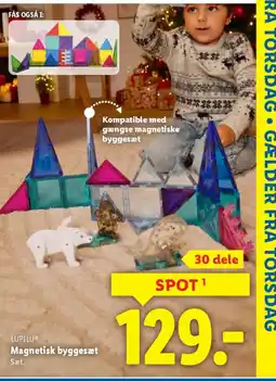 Lidl Lupilu magnetisk byggesæt Sæt. tilbud