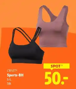 Lidl Crivitⓡ sports-bh s-l. Stk. tilbud