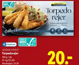 Lidl Golden choice torpedorejer tilbud