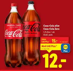Lidl Coca-Cola eller Coca-Cola Zero tilbud