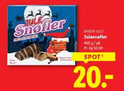 Lidl Karen volf julesnøfler tilbud