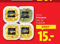 Lidl Deluxe frisk pasta tilbud