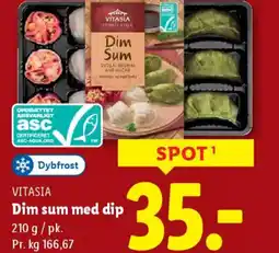 Lidl Vitasia dim sum med dip tilbud