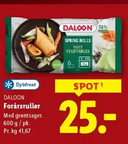 Lidl Dybfrost daloon forårsruller tilbud