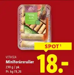 Lidl Vitasia miniforårsruller tilbud