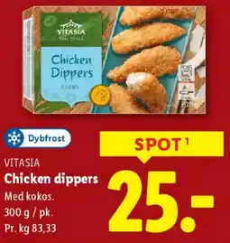 Lidl Dybfrost vitasia chicken dippers tilbud