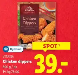 Lidl Dybfrost vitasia chicken dippers tilbud