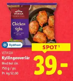 Lidl Dybfrost vitasia kyllingeoverlår tilbud