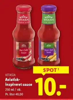Lidl VITASIA Asiatisk- inspireret sauce tilbud