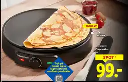 Lidl Silvercrest® crepé maker stk. tilbud