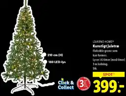 Lidl Livarno home® kunstigt juletræ tilbud