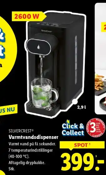 Lidl Silvercrest® varmtvandsdispenser tilbud