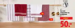 Lidl W5ⓡ sæt med viskestykker og håndklæder sæt. tilbud