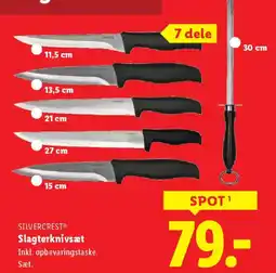 Lidl SILVERCREST® Slagterknivsæt tilbud
