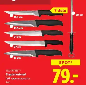 Lidl SILVERCREST® Slagterknivsæt tilbud
