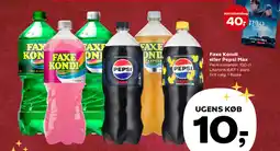 Kvickly Faxe Kondi eller Pepsi Max tilbud