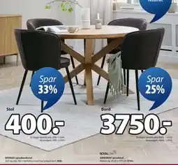 JYSK GRIBSKOV spisebord, DKK 3750 tilbud