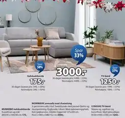 JYSK MUNKEBO indskudsborde, DKK 175 tilbud