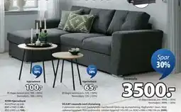 JYSK VEJLBY sovesofa med chaiselong, DKK 3500 tilbud