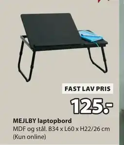 JYSK MEJLBY laptopbord, DKK 125 tilbud