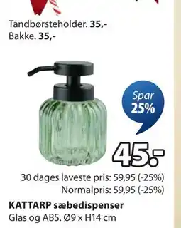JYSK KATTARP sæbedispenser, DKK 45 tilbud