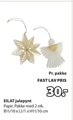 JYSK EILAT julepynt, DKK 30 tilbud