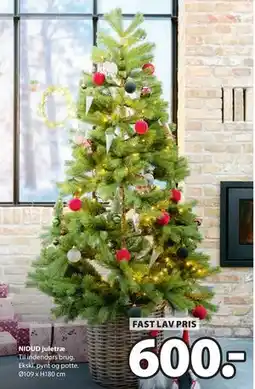 JYSK NIDUD juletræ, DKK 600 tilbud