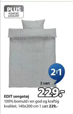JYSK EDIT sengetøj, DKK 229 tilbud