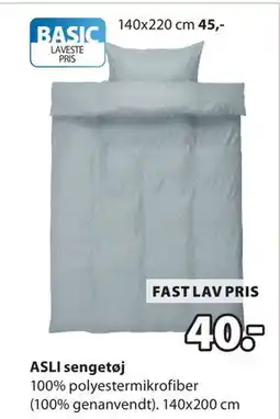 JYSK ASLI sengetøj tilbud