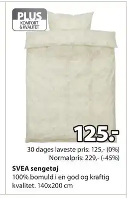 JYSK SVEA sengetøj, DKK 125 tilbud