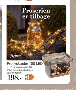 Harald Nyborg Pro lyskæder 100 LED, DKK 198 tilbud