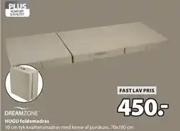 JYSK HUGU foldemadras., DKK 450 tilbud