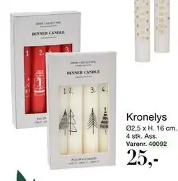 Harald Nyborg Kronelys, DKK 25 tilbud