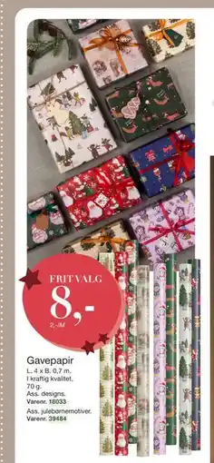 Harald Nyborg Gavepapir, DKK 8 tilbud