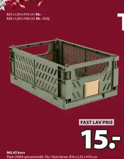 JYSK MILAS kurv tilbud