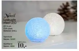 Harald Nyborg Lyskugle med LED, DKK 10 tilbud