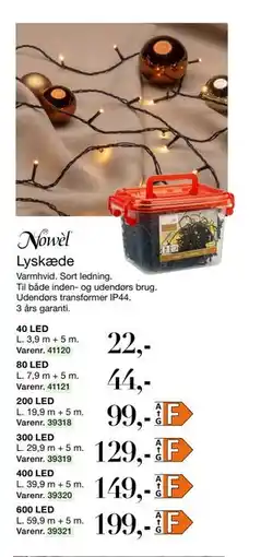 Harald Nyborg Lyskæde tilbud