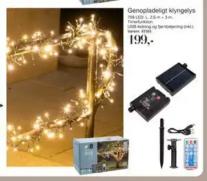 Harald Nyborg Genopladeligt klyngelys, DKK 199 tilbud