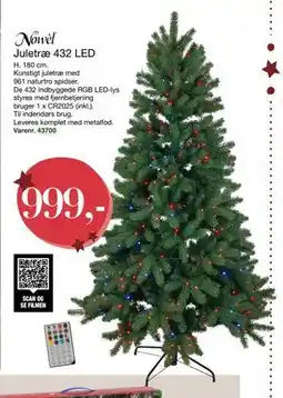 Harald Nyborg Juletræ 432 LED, DKK 999 tilbud