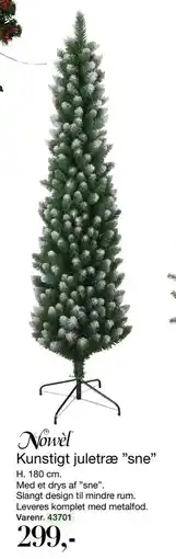 Harald Nyborg Kunstigt juletræ ”sne”, DKK 299 tilbud