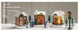 Harald Nyborg Julebysæt med lys, DKK 99 tilbud