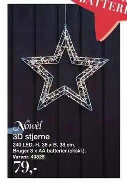 Harald Nyborg 3D stjerne, DKK 79 tilbud