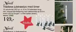 Harald Nyborg Trådløse juletræslys med timer, DKK 149 tilbud