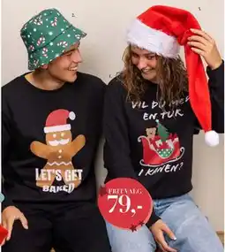 Harald Nyborg Julesweater 70% polyester, 30% bomuld., DKK 79 tilbud