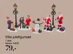 Harald Nyborg Villa julefigursæt, DKK 79 tilbud