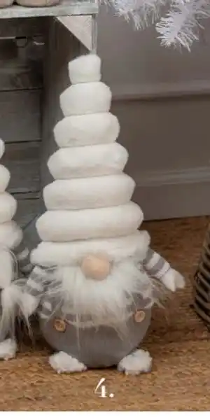 Harald Nyborg Hvid nissedreng med snurretopnissehue, DKK 49 tilbud