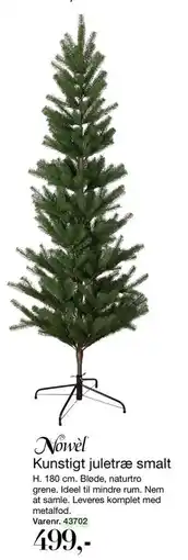 Harald Nyborg Kunstigt juletræ smalt, DKK 499 tilbud