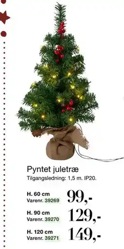 Harald Nyborg Pyntet juletræ tilbud