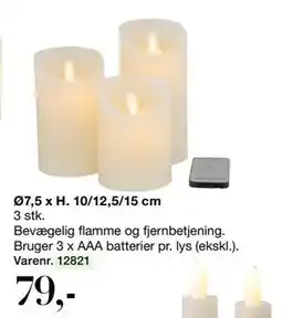 Harald Nyborg LED-vokslys, DKK 79 tilbud