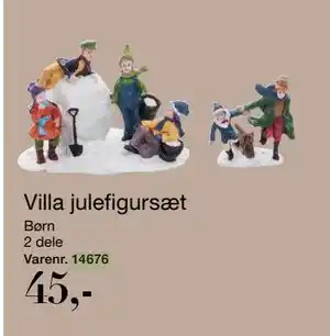 Harald Nyborg Villa julefigursæt, DKK 45 tilbud